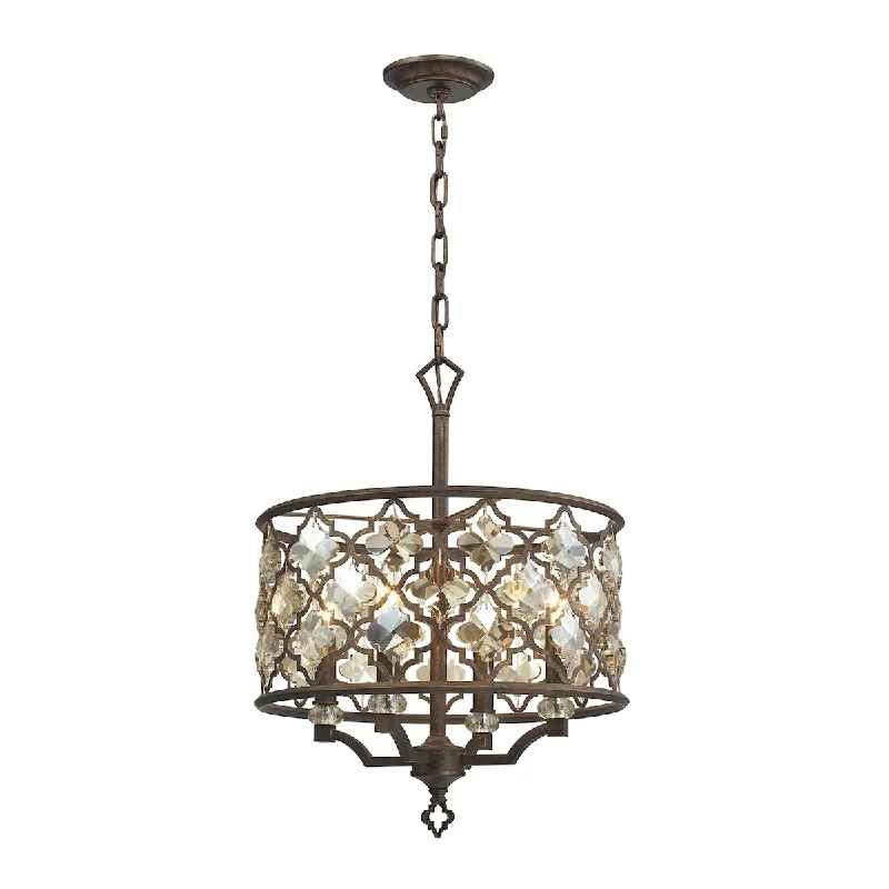 Chandeliers with Adjustable Height for Custom InstallationChandeliers with Adjustable Height for Custom InstallationArmand 4-Light Chandelier in Weathered Bronze with Amber Teak Crystals and Metal Shade ELK Lighting Chandeliers with Adjustable Height for Custom InstallationChandeliers with Adjustable Height for Custom InstallationArmand 4-Light Chandelier in Weathered Bronze with Amber Teak Crystals and Metal Shade ELK Lighting