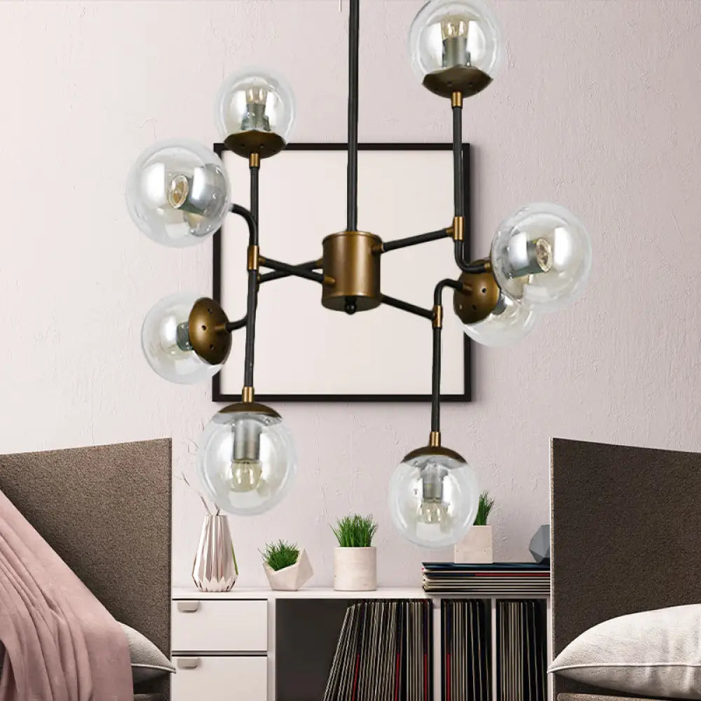 Chandeliers with Adjustable Height for Custom InstallationChandeliers with Adjustable Height for Custom InstallationModern Black Chrome Glass Globe Chandelier Pendant Light - Industrial Style, 8/9 Lights for Living Room Chandeliers with Adjustable Height for Custom InstallationChandeliers with Adjustable Height for Custom InstallationModern Black Chrome Glass Globe Chandelier Pendant Light - Industrial Style, 8/9 Lights for Living Room