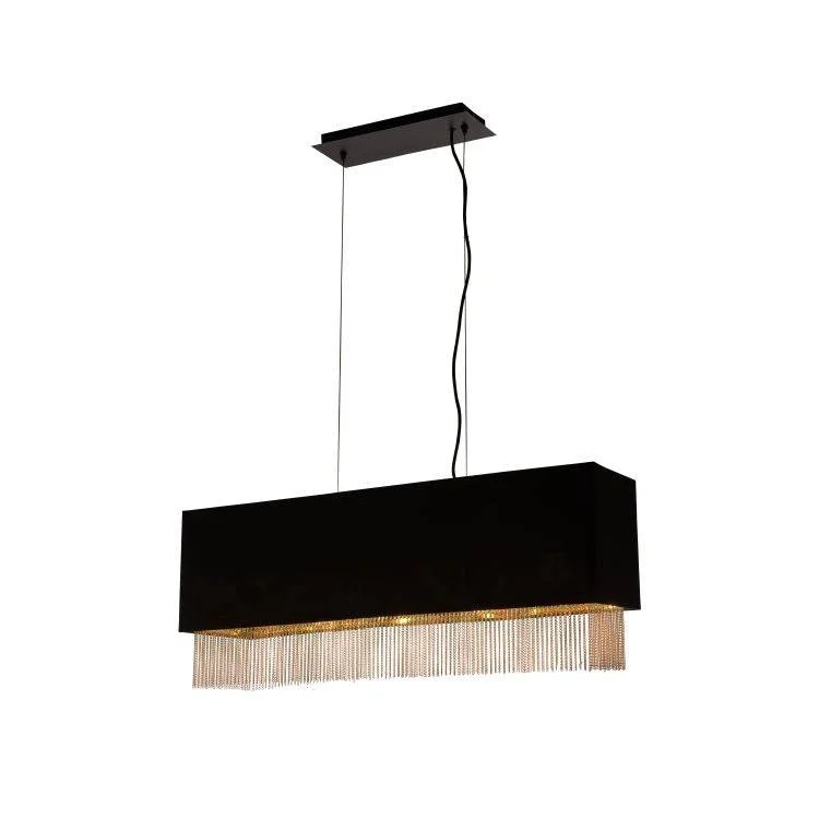 Chandeliers with Clear Crystal for a Sparkling EffectChandeliers with Clear Crystal for a Sparkling EffectBradfield 4Lt Pendant Ceiling Light w/ Black Shade Chandeliers with Clear Crystal for a Sparkling EffectChandeliers with Clear Crystal for a Sparkling EffectBradfield 4Lt Pendant Ceiling Light w/ Black Shade