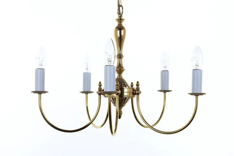 Chandeliers with Clear Crystal for a Sparkling EffectChandeliers with Clear Crystal for a Sparkling EffectBROOKLANDS Solar 5lt Ceiling Light Polished Brass Chandeliers with Clear Crystal for a Sparkling EffectChandeliers with Clear Crystal for a Sparkling EffectBROOKLANDS Solar 5lt Ceiling Light Polished Brass