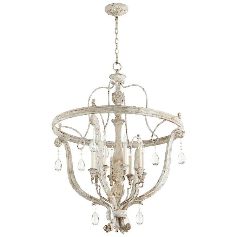 Chandeliers with Adjustable Height for Custom InstallationChandeliers with Adjustable Height for Custom Installation8 Light Gray Chandelier