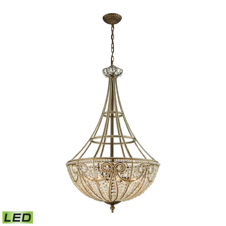 Chandeliers for Low Ceilings to Avoid OvercrowdingChandeliers for Low Ceilings to Avoid OvercrowdingElizabethan 8-Light Chandelier in Dark Bronze with Clear Crystal - Includes LED Bulbs Chandeliers for Low Ceilings to Avoid OvercrowdingChandeliers for Low Ceilings to Avoid OvercrowdingElizabethan 8-Light Chandelier in Dark Bronze with Clear Crystal - Includes LED Bulbs