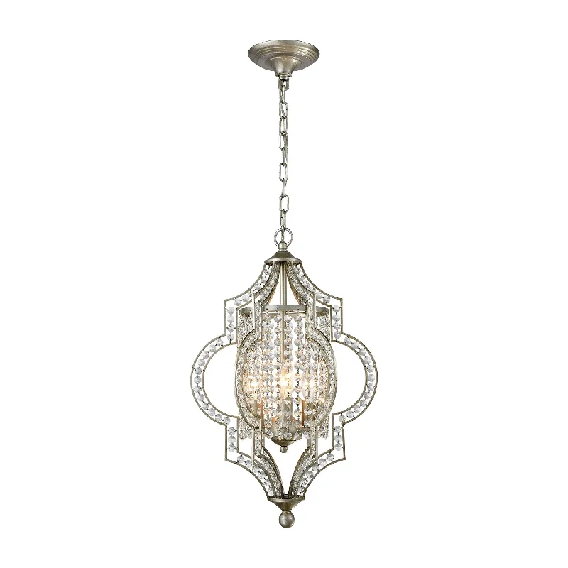Chandeliers with Metal Frames in Silver FinishChandeliers with Metal Frames in Silver FinishELK Lighting Gabrielle 3 Light Chandelier In Aged Silver - 16270/3 Chandeliers with Metal Frames in Silver FinishChandeliers with Metal Frames in Silver FinishELK Lighting Gabrielle 3 Light Chandelier In Aged Silver - 16270/3