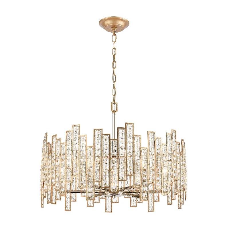 Chandeliers with Candle - Style Bulbs for a Classic AestheticChandeliers with Candle - Style Bulbs for a Classic AestheticEquilibrium 6-Light Chandelier in Matte Gold with Clear Crystal ELK Lighting Chandeliers with Candle - Style Bulbs for a Classic AestheticChandeliers with Candle - Style Bulbs for a Classic AestheticEquilibrium 6-Light Chandelier in Matte Gold with Clear Crystal ELK Lighting