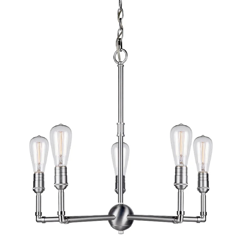 Victorian - Inspired Chandeliers with Ornate DetailsVictorian - Inspired Chandeliers with Ornate DetailsForte 7064-05-55 Chandelier Light - Brushed Nickel Victorian - Inspired Chandeliers with Ornate DetailsVictorian - Inspired Chandeliers with Ornate DetailsForte 7064-05-55 Chandelier Light - Brushed Nickel