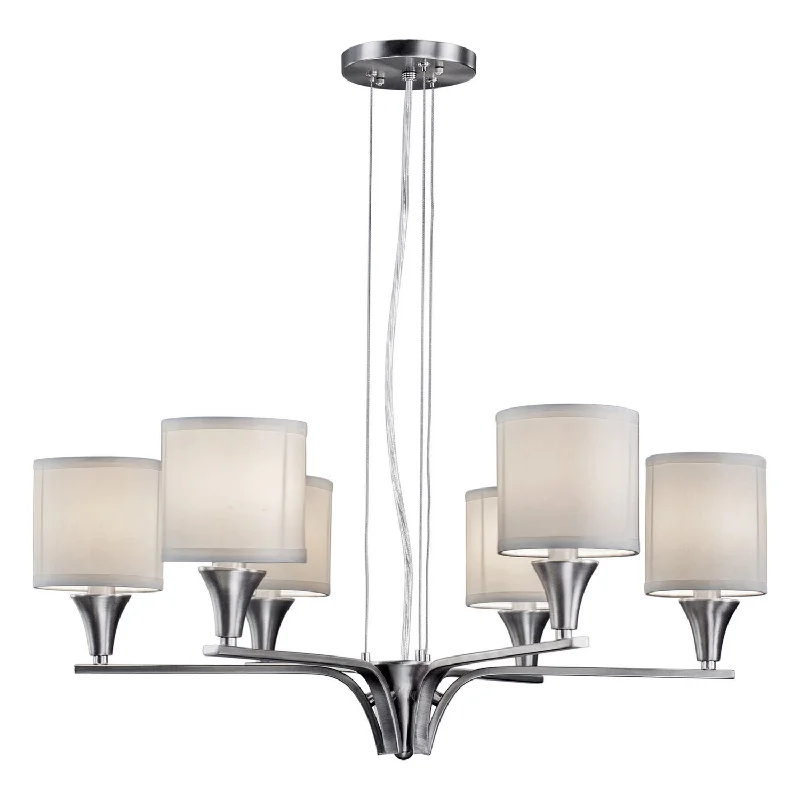Chandeliers with Metal Frames in Gold FinishChandeliers with Metal Frames in Gold FinishForte 7069-06-55 Chandelier Light - Brushed Nickel Chandeliers with Metal Frames in Gold FinishChandeliers with Metal Frames in Gold FinishForte 7069-06-55 Chandelier Light - Brushed Nickel