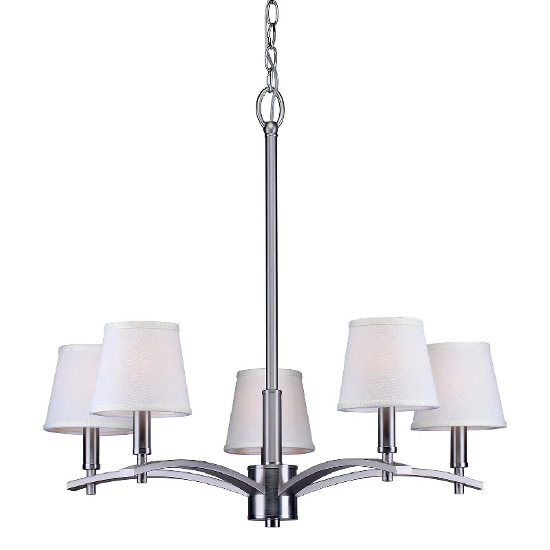 Chandeliers with Multiple Lights for Maximum IlluminationChandeliers with Multiple Lights for Maximum IlluminationForte 7078-05-55 Chandelier Light - Brushed Nickel