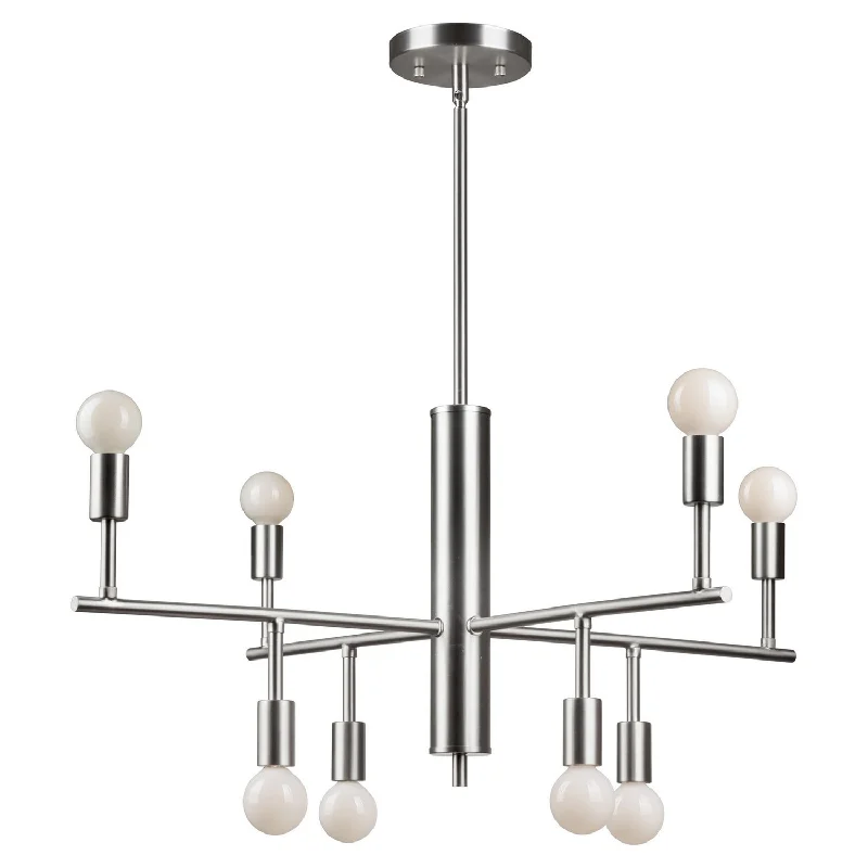 Chandeliers with Pendant Lights for a Stylish LookChandeliers with Pendant Lights for a Stylish LookForte 7091-08-55 Chandelier Light - Brushed Nickel Chandeliers with Pendant Lights for a Stylish LookChandeliers with Pendant Lights for a Stylish LookForte 7091-08-55 Chandelier Light - Brushed Nickel