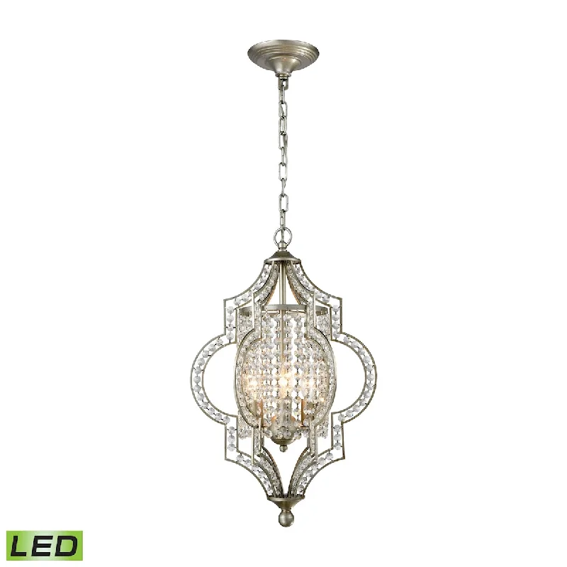 Chandeliers with Metal Frames in Bronze FinishChandeliers with Metal Frames in Bronze FinishGabrielle 3-Light Chandelier in Aged Silver with Clear Crystal - Includes LED Bulbs ELK Lighting Chandeliers with Metal Frames in Bronze FinishChandeliers with Metal Frames in Bronze FinishGabrielle 3-Light Chandelier in Aged Silver with Clear Crystal - Includes LED Bulbs ELK Lighting