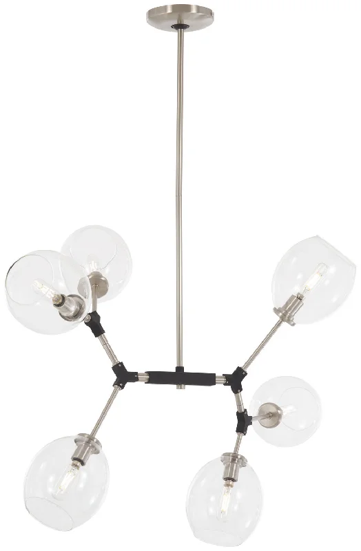 Chandeliers for Dining Rooms to Set the Mood for MealsChandeliers for Dining Rooms to Set the Mood for MealsGeorge Kovacs Nexpo P1366-619 Chandelier Light - Brushed Nickel W/Black Accents Chandeliers for Dining Rooms to Set the Mood for MealsChandeliers for Dining Rooms to Set the Mood for MealsGeorge Kovacs Nexpo P1366-619 Chandelier Light - Brushed Nickel W/Black Accents