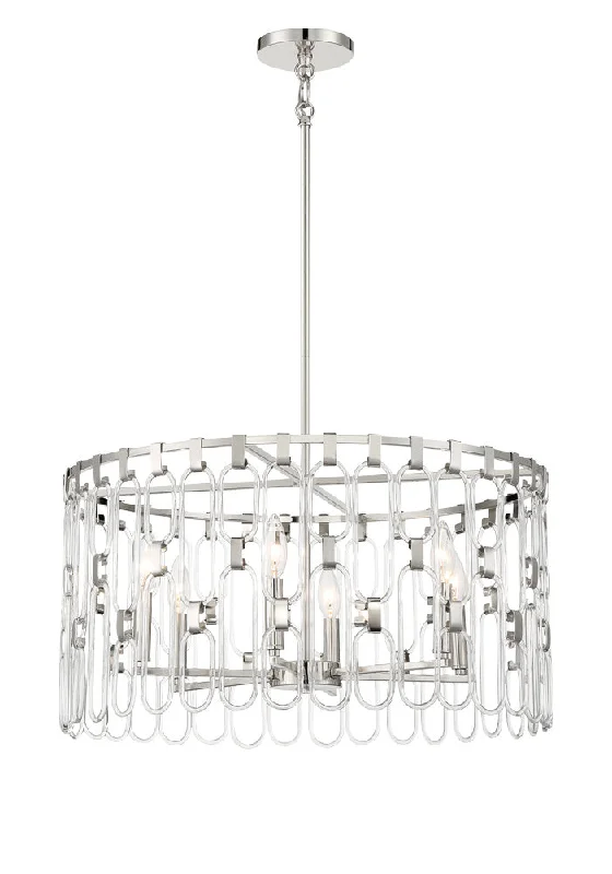 Victorian - Inspired Chandeliers with Ornate DetailsVictorian - Inspired Chandeliers with Ornate DetailsGeorge Kovacs Charming P5386-613 Chandelier Light - Polished Nickel Victorian - Inspired Chandeliers with Ornate DetailsVictorian - Inspired Chandeliers with Ornate DetailsGeorge Kovacs Charming P5386-613 Chandelier Light - Polished Nickel