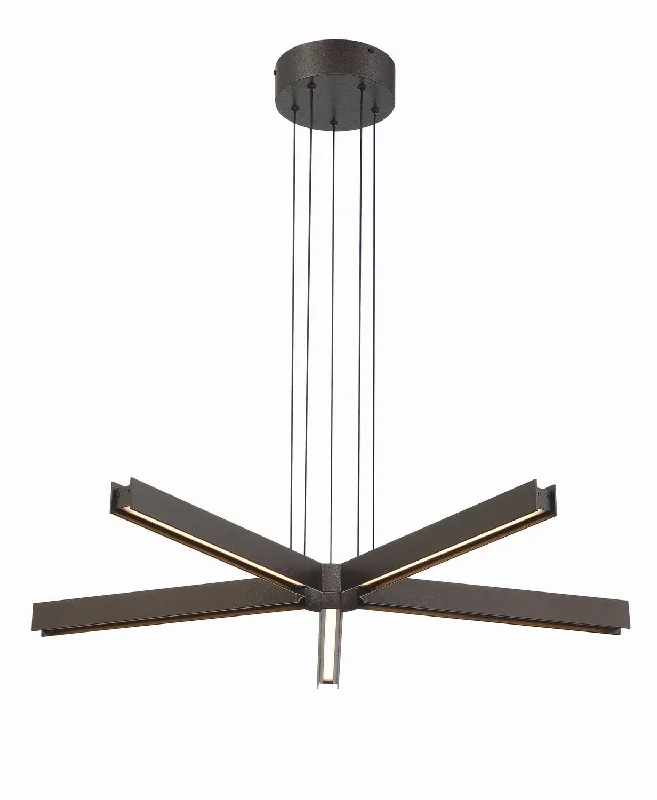 Chandeliers with Metal Frames in Bronze FinishChandeliers with Metal Frames in Bronze FinishGeorge Kovacs Structure P5490-172-L Chandelier Light - Smoked Iron