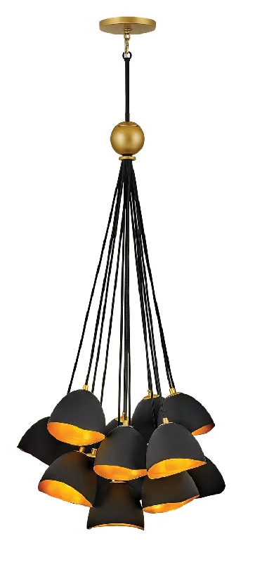 Victorian - Inspired Chandeliers with Ornate DetailsVictorian - Inspired Chandeliers with Ornate DetailsHinkley Nula 35906SHB Chandelier Light - Shell Black
