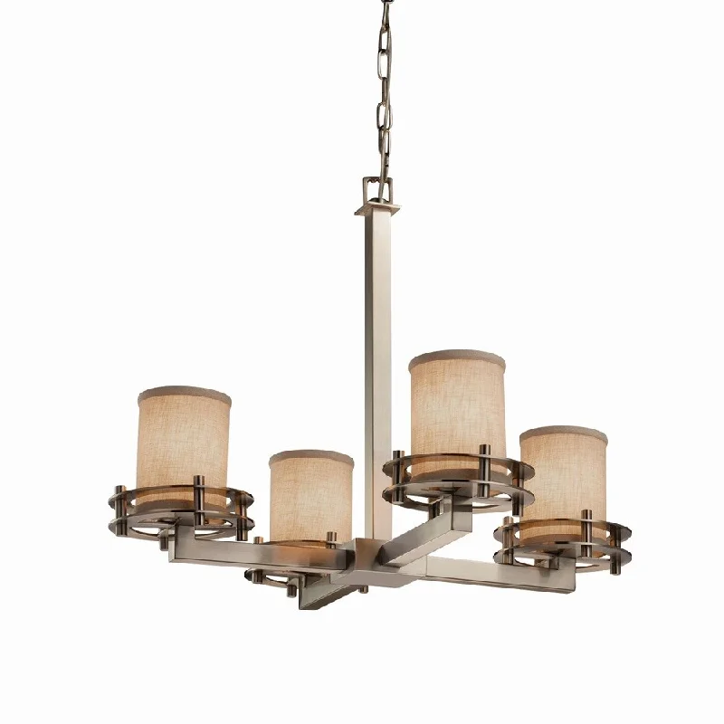 Industrial Iron Chandeliers for Loft - Inspired SpacesIndustrial Iron Chandeliers for Loft - Inspired SpacesJustice Design Textile Circa 4-light Nickel Chandelier Industrial Iron Chandeliers for Loft - Inspired SpacesIndustrial Iron Chandeliers for Loft - Inspired SpacesJustice Design Textile Circa 4-light Nickel Chandelier