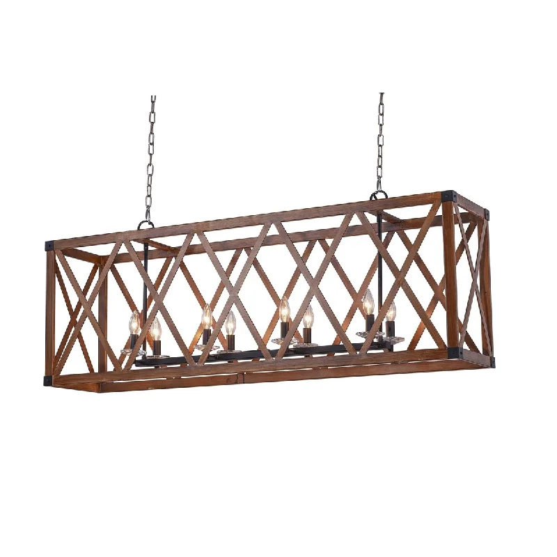 Small Chandeliers for Compact RoomsSmall Chandeliers for Compact RoomsMarini 8 Light Chandelier With Wood Grain Brown Finish - Wood Grain Brown Small Chandeliers for Compact RoomsSmall Chandeliers for Compact RoomsMarini 8 Light Chandelier With Wood Grain Brown Finish - Wood Grain Brown