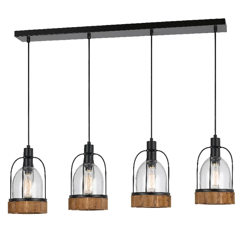Small Chandeliers for Compact RoomsSmall Chandeliers for Compact RoomsMetal Pendant Fixture With 4 Lantern Design Glass Shade, Black And Clear By Benzara Small Chandeliers for Compact RoomsSmall Chandeliers for Compact RoomsMetal Pendant Fixture With 4 Lantern Design Glass Shade, Black And Clear By Benzara