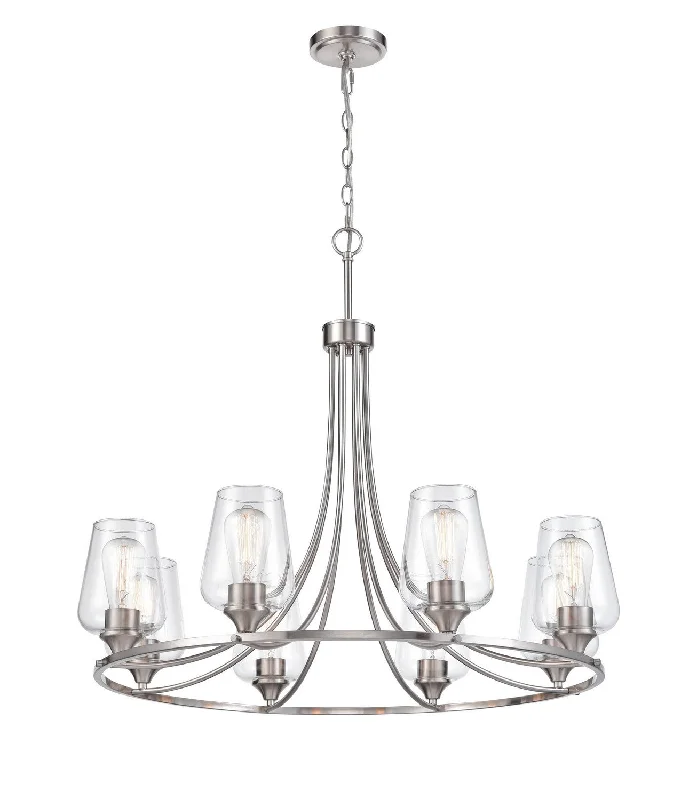 Chandeliers with Clear Crystal for a Sparkling EffectChandeliers with Clear Crystal for a Sparkling EffectAshford Eight Light Chandelier Chandeliers with Clear Crystal for a Sparkling EffectChandeliers with Clear Crystal for a Sparkling EffectAshford Eight Light Chandelier