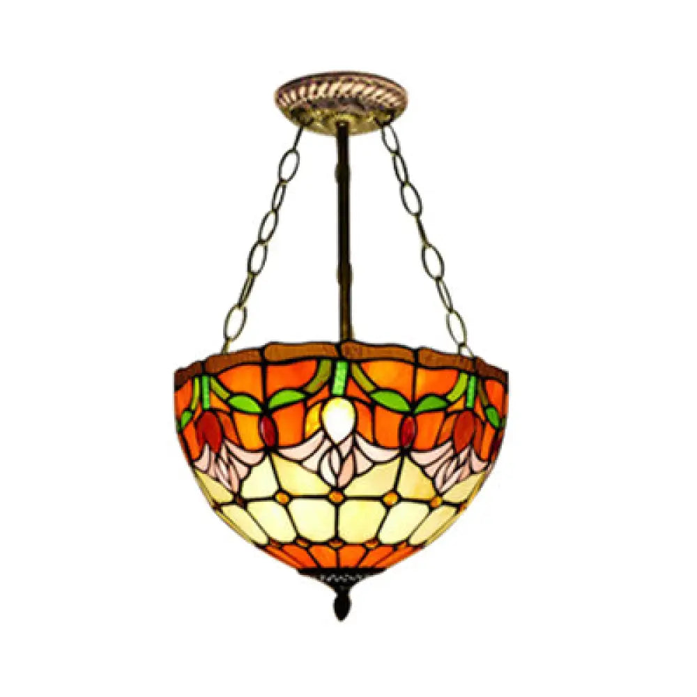 Traditional Brass Chandeliers for Classic InteriorsTraditional Brass Chandeliers for Classic InteriorsTiffany Stained Glass Chandelier - Orange Bowl Pendant Light, 12"/16" Width - Ideal for Foyer Traditional Brass Chandeliers for Classic InteriorsTraditional Brass Chandeliers for Classic InteriorsTiffany Stained Glass Chandelier - Orange Bowl Pendant Light, 12"/16" Width - Ideal for Foyer
