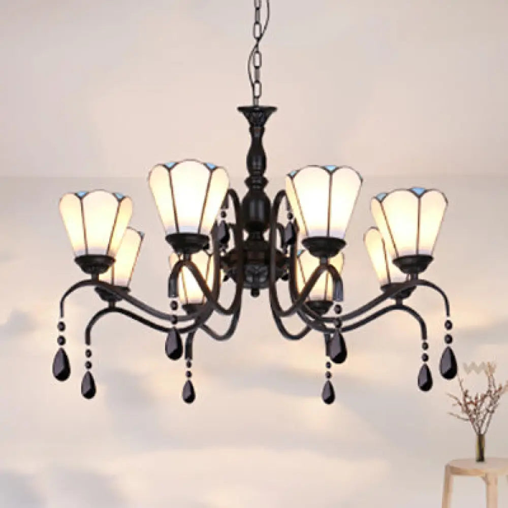Chandeliers with Metal Frames in Gold FinishChandeliers with Metal Frames in Gold FinishVintage Stained Glass Ceiling Light - Scalloped Edges, Crystal Accents, 8 Lights, Bedroom Lighting-Fixture (White) Chandeliers with Metal Frames in Gold FinishChandeliers with Metal Frames in Gold FinishVintage Stained Glass Ceiling Light - Scalloped Edges, Crystal Accents, 8 Lights, Bedroom Lighting-Fixture (White)