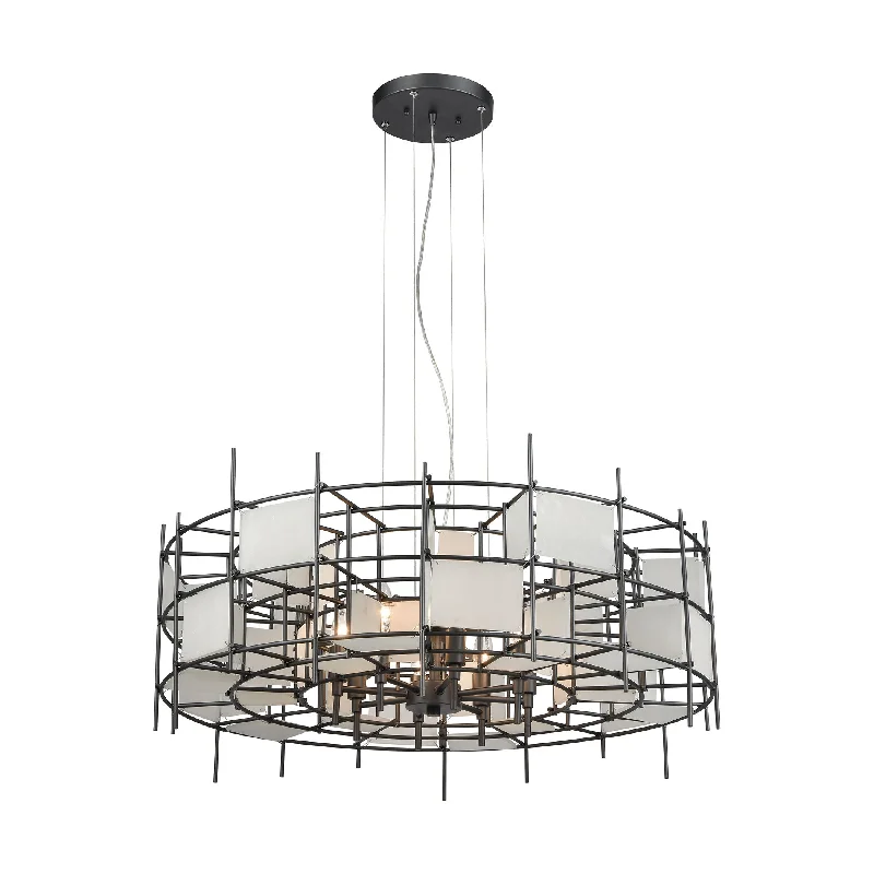 Chandeliers with Metal Frames in Gold FinishChandeliers with Metal Frames in Gold FinishSpanish Alabaster 8-Light Chandelier in Dark Graphite with Wire Cage and Spanish Alabaster Panels ELK Lighting Chandeliers with Metal Frames in Gold FinishChandeliers with Metal Frames in Gold FinishSpanish Alabaster 8-Light Chandelier in Dark Graphite with Wire Cage and Spanish Alabaster Panels ELK Lighting