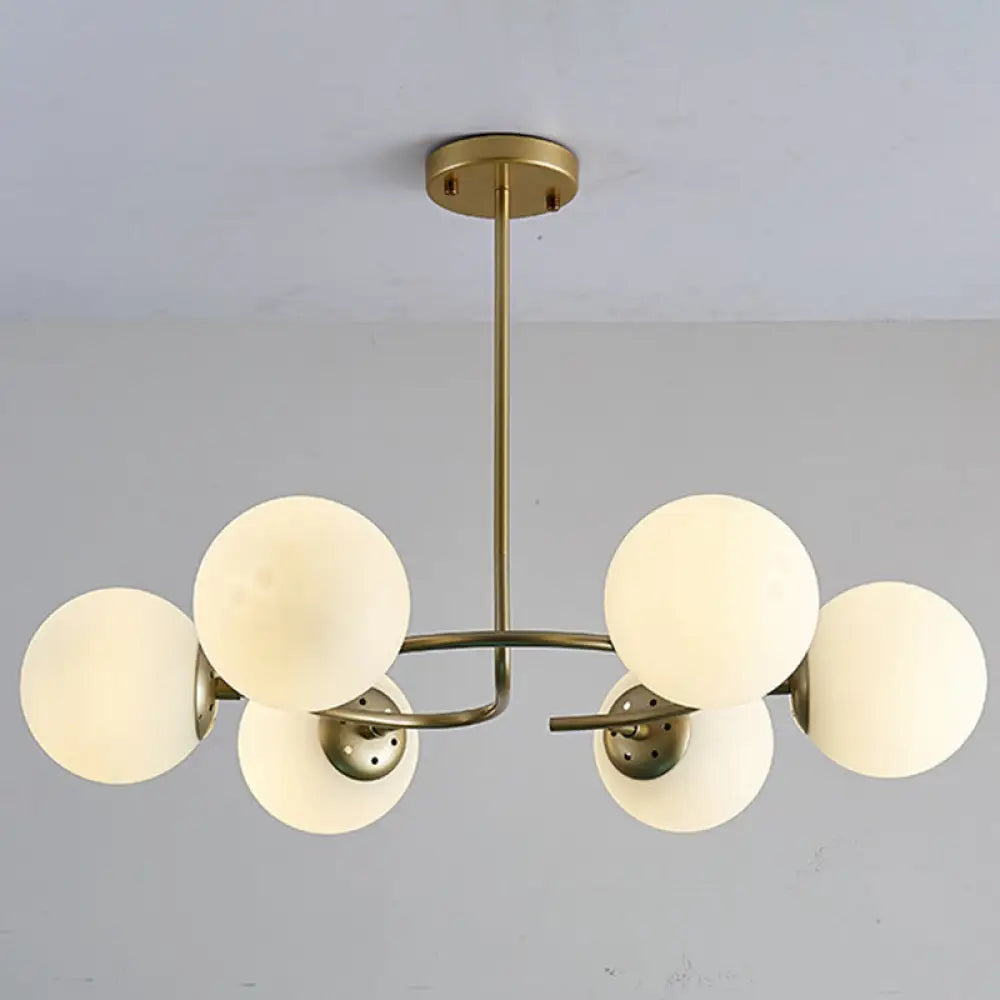 Chandeliers with Metal Frames in Silver FinishChandeliers with Metal Frames in Silver FinishModern White Glass Sphere Chandelier for Bedroom - Stylish Suspension Lighting Fixture Chandeliers with Metal Frames in Silver FinishChandeliers with Metal Frames in Silver FinishModern White Glass Sphere Chandelier for Bedroom - Stylish Suspension Lighting Fixture