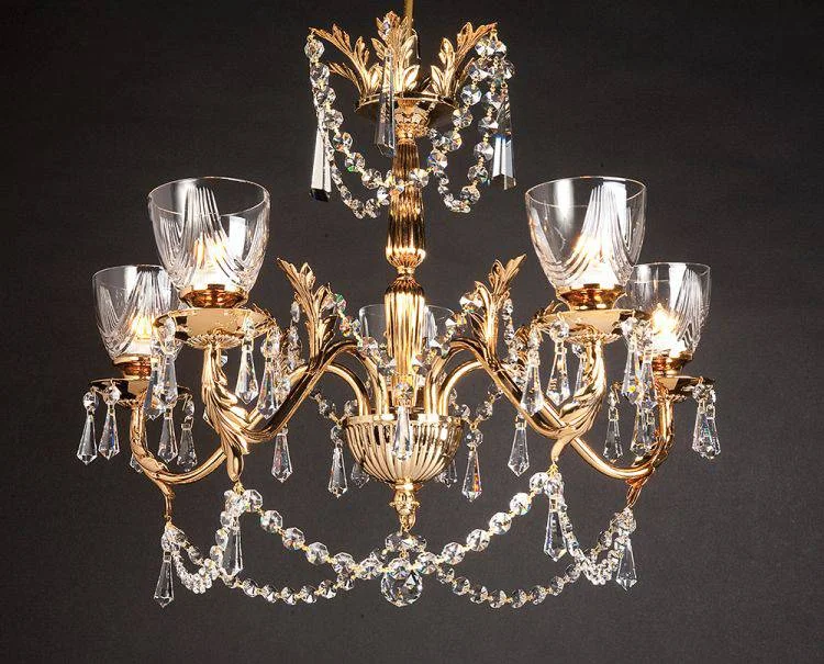 Chandeliers with Clear Crystal for a Sparkling EffectChandeliers with Clear Crystal for a Sparkling EffectSTARLITE Livorno 5lt Ceiling Light Gold Chandeliers with Clear Crystal for a Sparkling EffectChandeliers with Clear Crystal for a Sparkling EffectSTARLITE Livorno 5lt Ceiling Light Gold