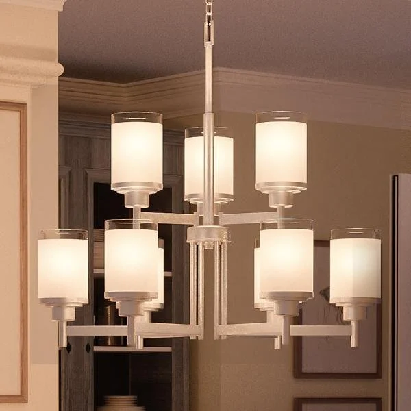 French Country Chandeliers with a Romantic AuraFrench Country Chandeliers with a Romantic AuraUHP2021 Contemporary Chandelier, 28.5"H x 28"W, Brushed Nickel Finish, Cupertino Collection French Country Chandeliers with a Romantic AuraFrench Country Chandeliers with a Romantic AuraUHP2021 Contemporary Chandelier, 28.5"H x 28"W, Brushed Nickel Finish, Cupertino Collection
