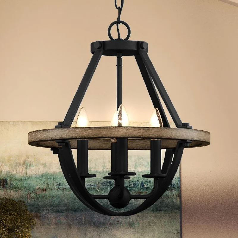 Chandeliers for Dining Rooms to Set the Mood for MealsChandeliers for Dining Rooms to Set the Mood for MealsUQL4260 Modern Farrnhouse Chandelier 17''H x 16''W, Natural Black Finish, Barry Collection Chandeliers for Dining Rooms to Set the Mood for MealsChandeliers for Dining Rooms to Set the Mood for MealsUQL4260 Modern Farrnhouse Chandelier 17''H x 16''W, Natural Black Finish, Barry Collection
