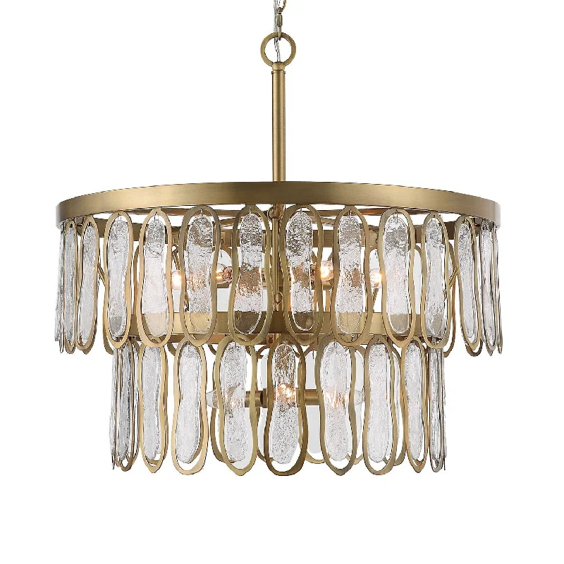 Chandeliers with Frosted Glass for a Softer Light DiffusionChandeliers with Frosted Glass for a Softer Light DiffusionAurelie Pendant