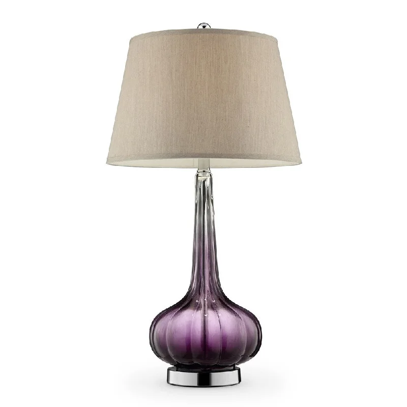 wooden table lamps with natural grain for a warm and organic feelwooden table lamps with natural grain for a warm and organic feel30"H Mulberry Glass Table Lamp