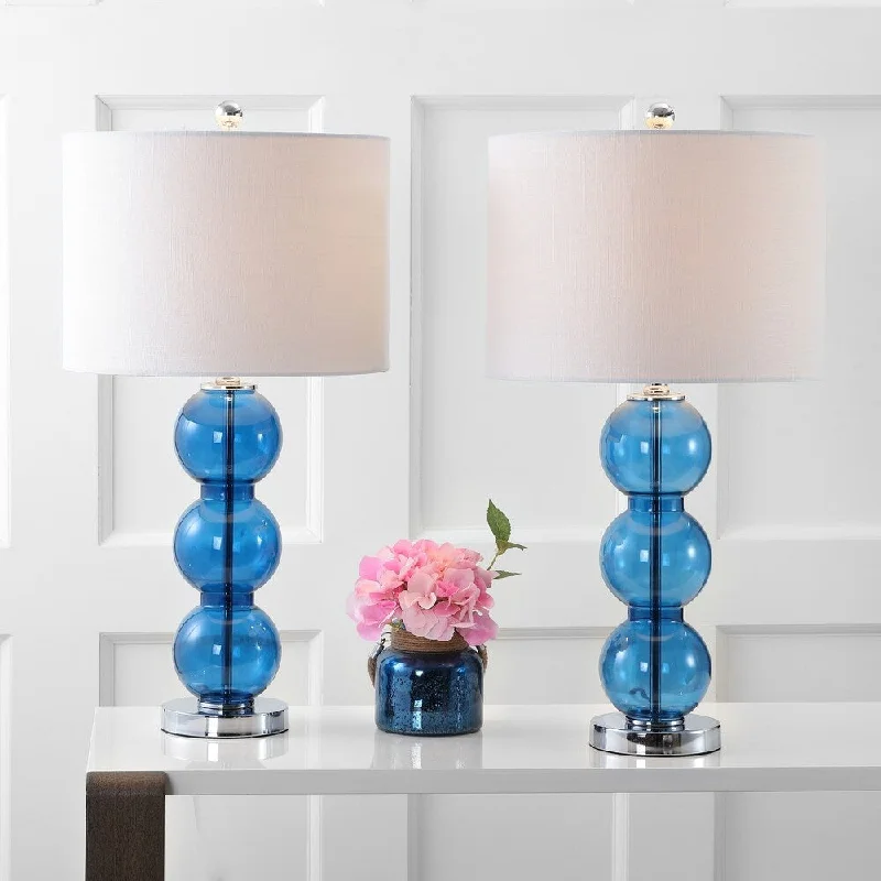 crystal table lamps with dazzling prisms for a glamorous effectcrystal table lamps with dazzling prisms for a glamorous effectBella 27" Glass Triple-Sphere LED Table Lamp, Cobalt Blue/Chrome (Set of 2) by JONATHAN Y crystal table lamps with dazzling prisms for a glamorous effectcrystal table lamps with dazzling prisms for a glamorous effectBella 27" Glass Triple-Sphere LED Table Lamp, Cobalt Blue/Chrome (Set of 2) by JONATHAN Y