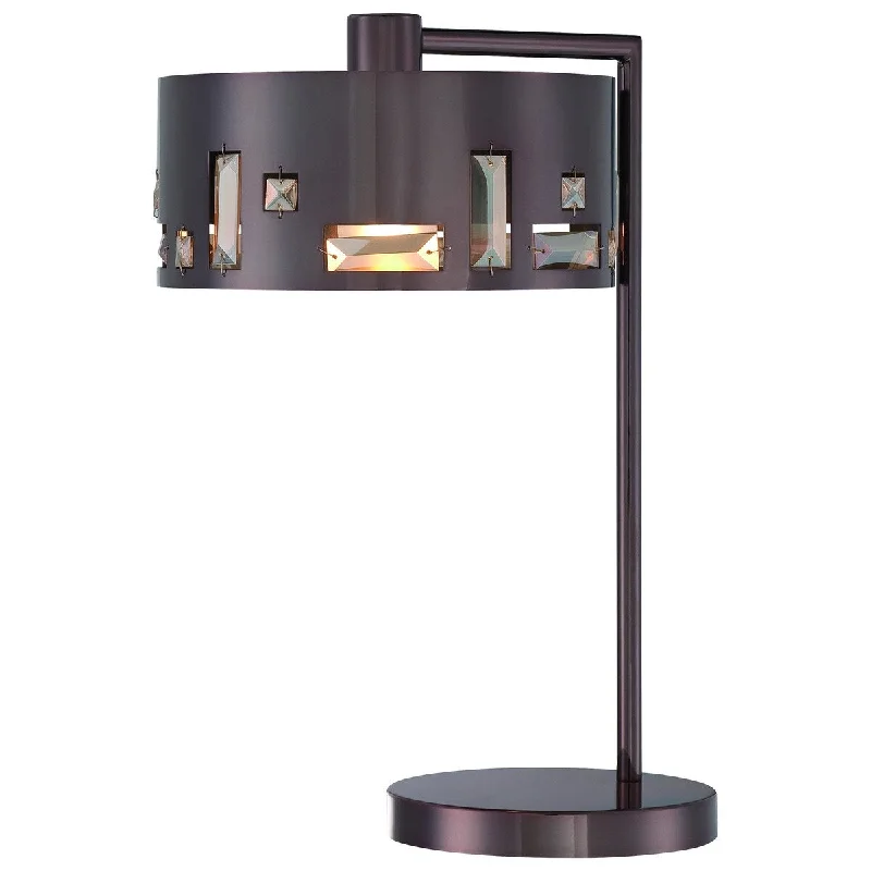 metal table lamps with a matte black finish for a sleek appearancemetal table lamps with a matte black finish for a sleek appearanceBling Bang - 1 Light Table Lamp