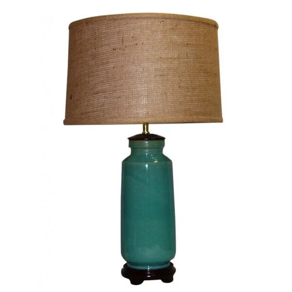 asian inspired table lamps with bamboo accents for a zen atmosphereasian inspired table lamps with bamboo accents for a zen atmosphereCrown Lighting 1-light Blue Crackle Ceramic Table Lamp