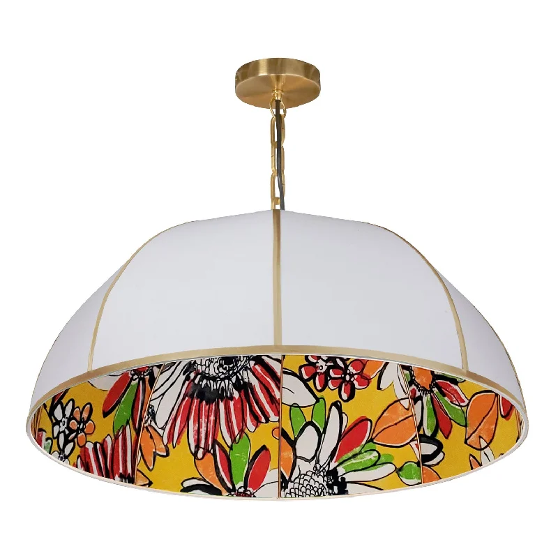 Japanese - Inspired Ceiling Lights with Shoji - Screen - like DiffusersJapanese - Inspired Ceiling Lights with Shoji - Screen - like DiffusersParasol Pendant