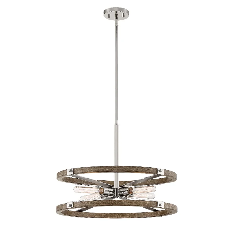 Scandinavian Style Ceiling Lights with Light Wood AccentsScandinavian Style Ceiling Lights with Light Wood AccentsHanston Pendant