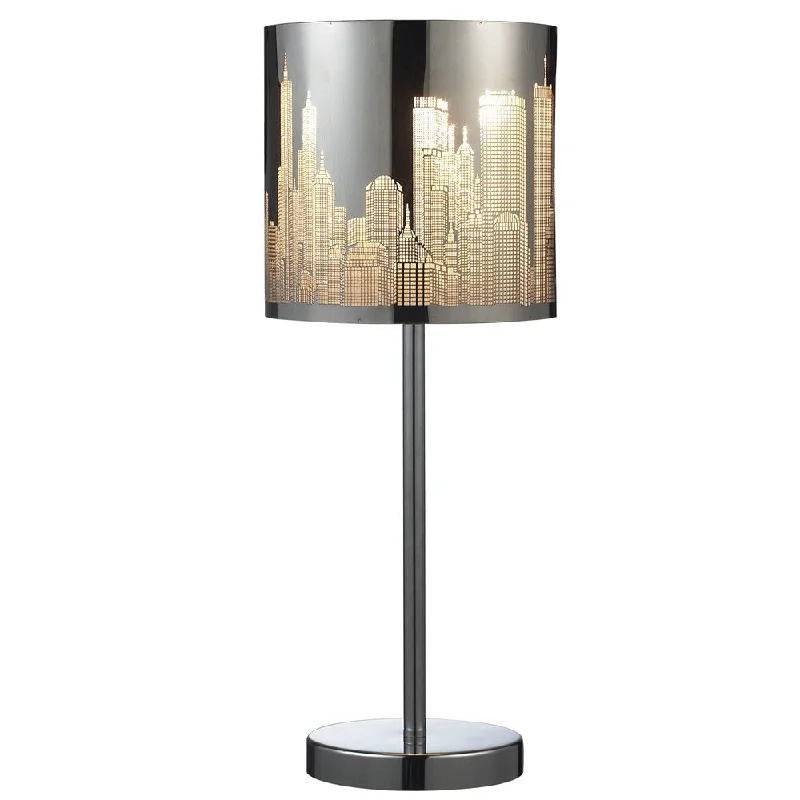 marble table lamps with a luxurious veined pattern for high end decormarble table lamps with a luxurious veined pattern for high end decorDimond Lighting LED 1-light Table Lamp In Polished Stainless Steel Finish