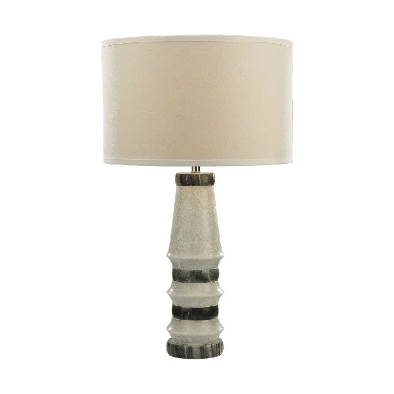ceramic table lamps with hand painted designs for an artistic touchceramic table lamps with hand painted designs for an artistic touchDimond Lighting Xumi White and Grey Marble Table Lamp