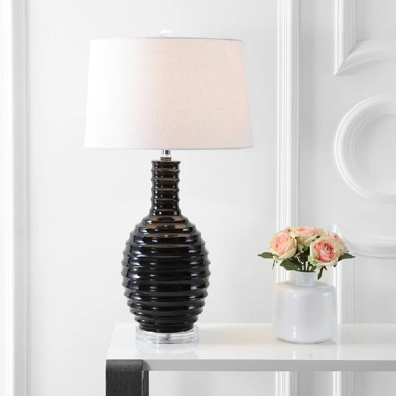 crystal table lamps with dazzling prisms for a glamorous effectcrystal table lamps with dazzling prisms for a glamorous effectDylan 29.5" Ceramic LED Table Lamp, Black by JONATHAN Y crystal table lamps with dazzling prisms for a glamorous effectcrystal table lamps with dazzling prisms for a glamorous effectDylan 29.5" Ceramic LED Table Lamp, Black by JONATHAN Y
