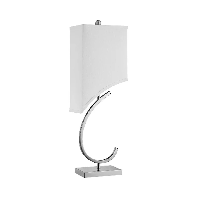 bohemian table lamps with colorful patterns for eclectic bedroomsbohemian table lamps with colorful patterns for eclectic bedroomsElk Home Chastain Brushed Steel With White Shade Table Lamp
