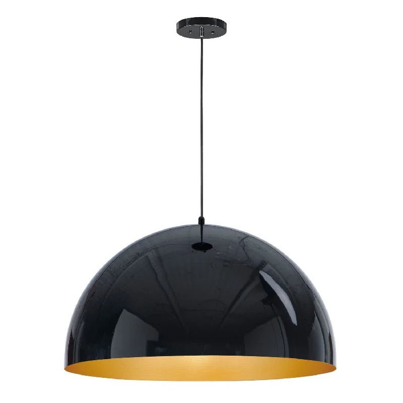 Metal Ceiling Lights in Brass, Copper, Stainless Steel, and IronMetal Ceiling Lights in Brass, Copper, Stainless Steel, and IronHemisphere LED Pendant