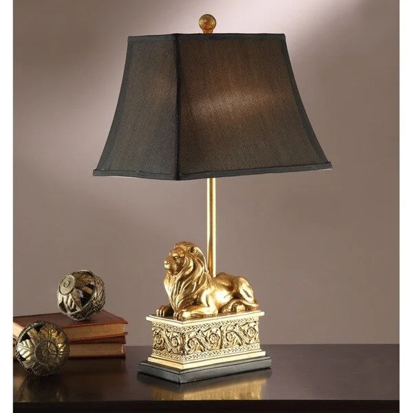gothic style table lamps with dark finishes for a mysterious lookgothic style table lamps with dark finishes for a mysterious lookGolden Lion Table Lamp (Set of 2)