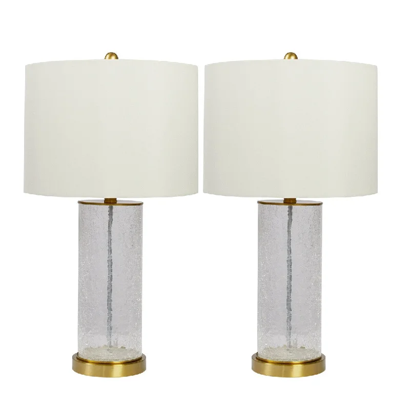 Clear Crackle with Brass
