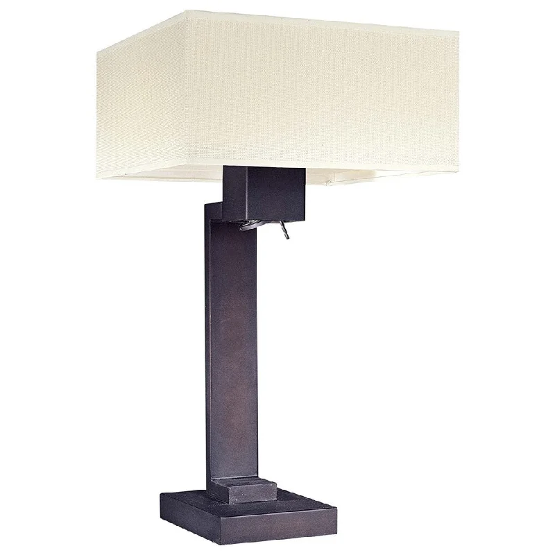 fabric table lamps with a linen shade for a relaxed and breathable lookfabric table lamps with a linen shade for a relaxed and breathable lookStep Bronze 3 Light Table Lamp By George Kovacs