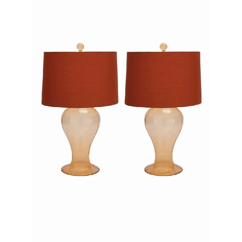 glass table lamps with a frosted surface for soft light diffusionglass table lamps with a frosted surface for soft light diffusionStudio 350 Set of 2, Glass Amber Table Lamp 27 inches high glass table lamps with a frosted surface for soft light diffusionglass table lamps with a frosted surface for soft light diffusionStudio 350 Set of 2, Glass Amber Table Lamp 27 inches high
