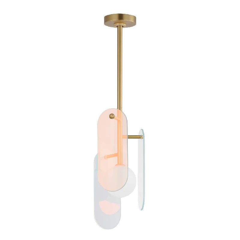 Gothic Ceiling Lights with Dark Metalwork and Pointed ArchesGothic Ceiling Lights with Dark Metalwork and Pointed ArchesMegalith - Glass LED Pendant