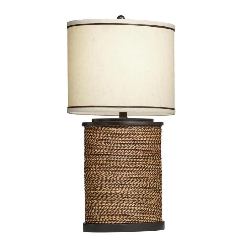 wooden table lamps with natural grain for a warm and organic feelwooden table lamps with natural grain for a warm and organic feelTransitional 1-light Natural Rope Table Lamp