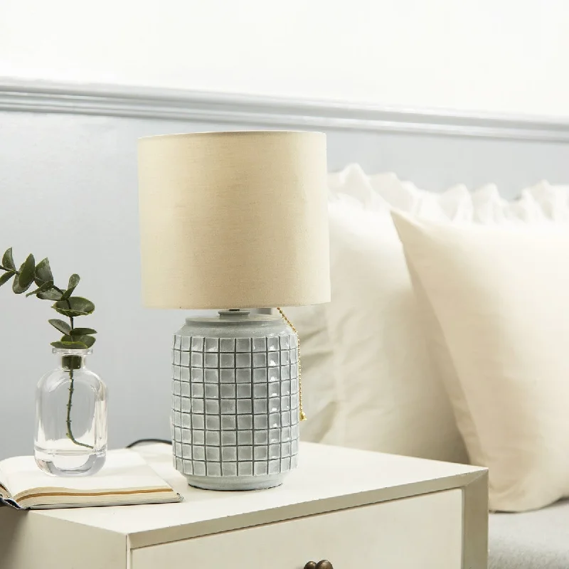 fabric table lamps with a linen shade for a relaxed and breathable lookfabric table lamps with a linen shade for a relaxed and breathable lookUrban Shop Mosaic Ceramic Table Lamp, White - 9"W x 17.25"H fabric table lamps with a linen shade for a relaxed and breathable lookfabric table lamps with a linen shade for a relaxed and breathable lookUrban Shop Mosaic Ceramic Table Lamp, White - 9"W x 17.25"H